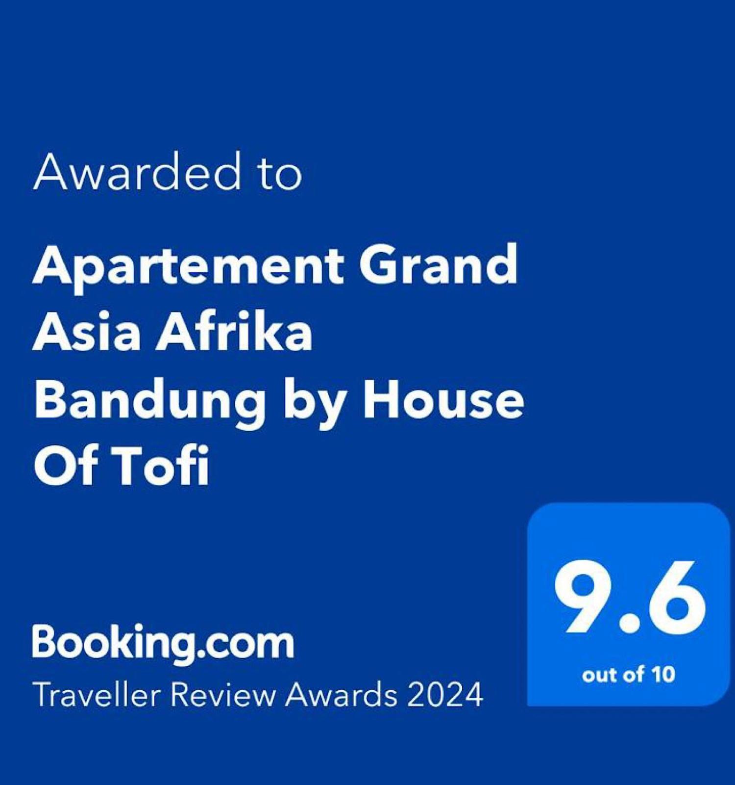 Apartement Grand Asia Afrika Bandung House Of Tofi ภายนอก รูปภาพ